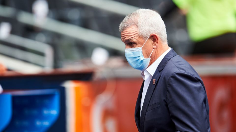 Javier Aguirre en el Estadio BBVA.