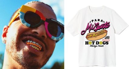 Lanza J Balvin línea de ropa con la imagen de un hot dog