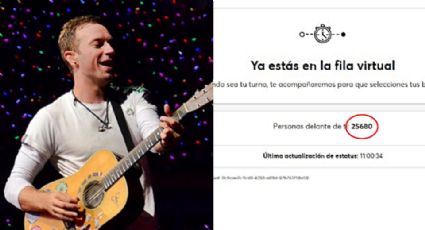 Regios sufren por la fila virtual para boletos de Coldplay