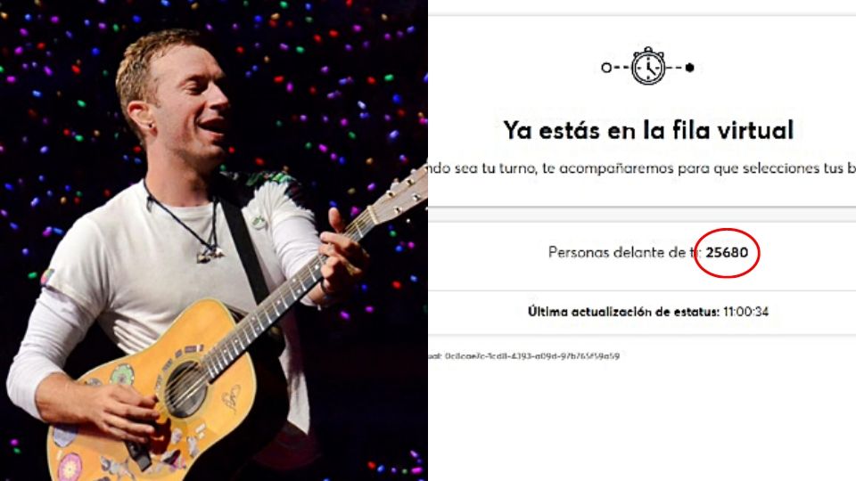 Coldplay se presenta el 25 de marzo. Foto: Archivo