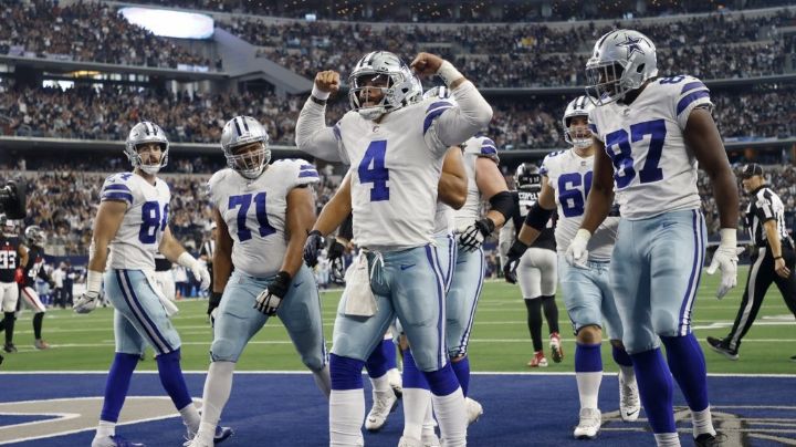 Cowboys vapulea 43-3 a los Falcons y sueña con la cima en la NFC