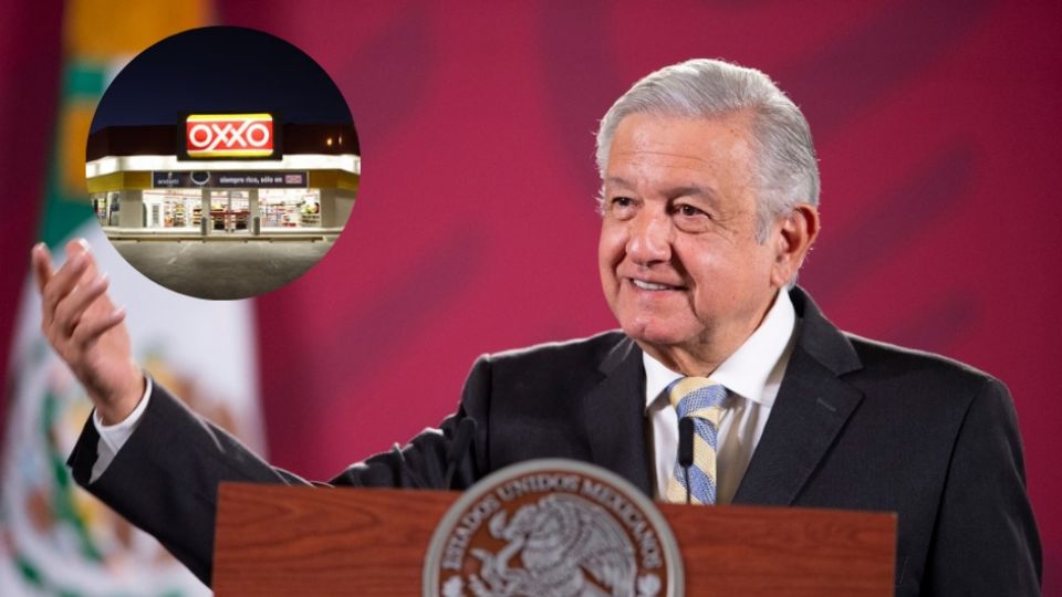 El presidente de México volvió a arremeter contra la cadena Oxxo.