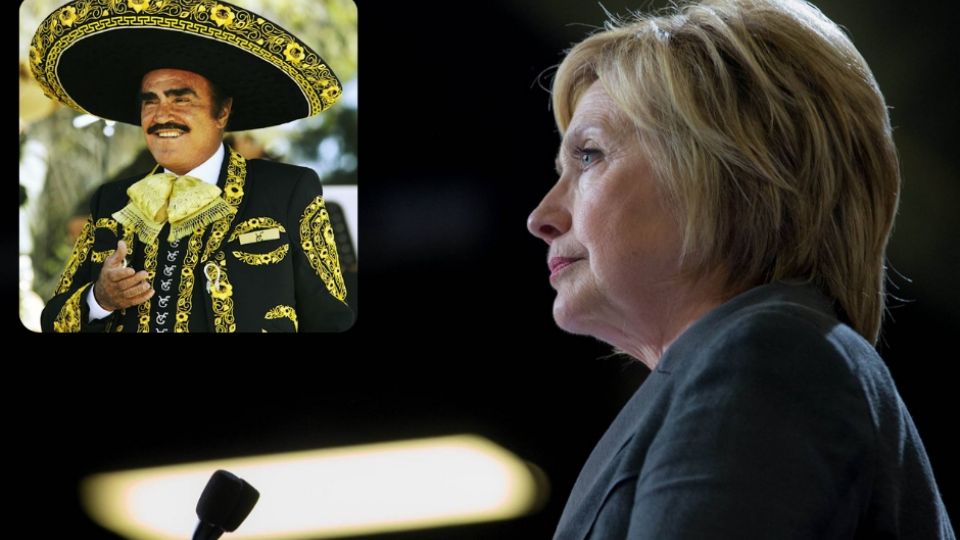 Hillary Clinton reacciona a la muerte de Vicente Fernández.