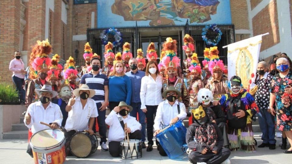 Agradecen sindicalizados de Guadalupe a la Virgen.