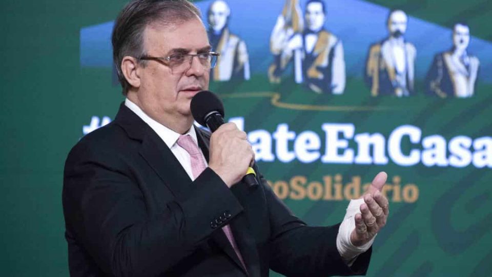 El secretario de Relaciones Exteriores, Marcelo Ebrard.