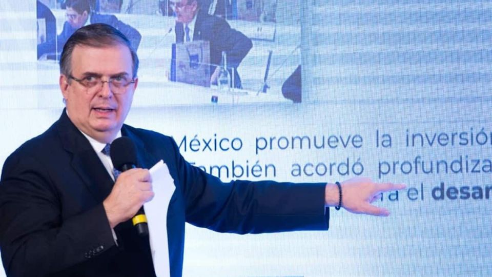 El titular de la Secretaría de Relaciones Exteriores, Marcelo Ebrard.