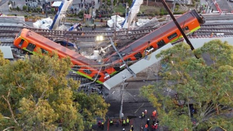 La línea 12 del Metro de la CDMX partida en dos tras accidente. Foto: Archivo ABC