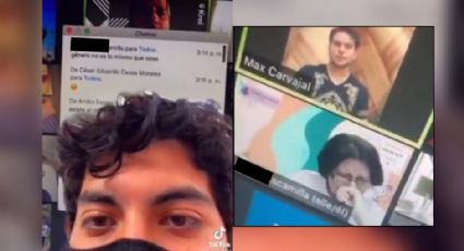 Joven comparte su experiencia en otra clase con su 'compañere', persona no binaria