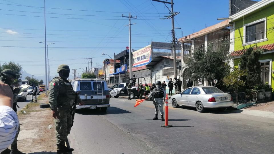 El operativo se realiza en calles de Monterrey. Foto: Cortesía