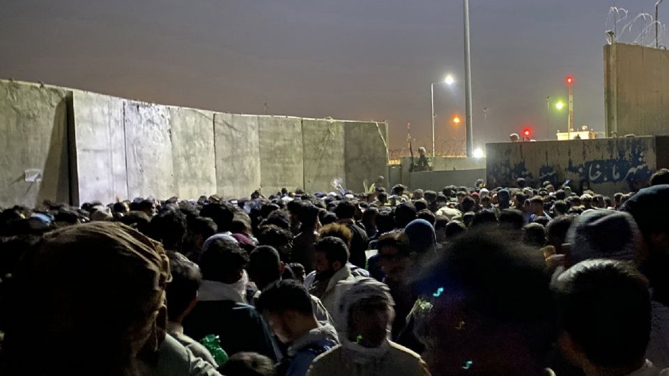 Exterior del Aeropuerto Kabul. Foto: EFE