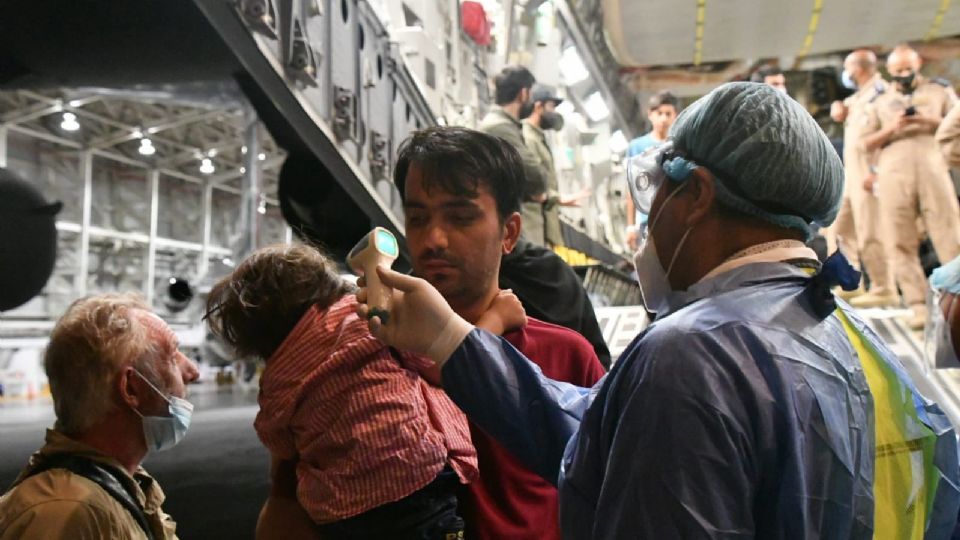 Más familias afganas llegaron a México el pasado 25 de agosto. Foto: SRE_mx