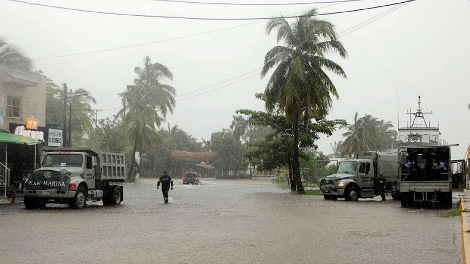 El huracán Nora ha dejado varias afectaciones en los estados que ha tocado. Foto: EFE