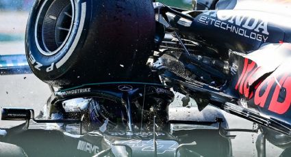 Lewis Hamilton culpa a Max Verstappen por el incidente en Monza