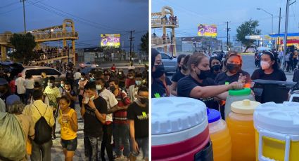 Entrega 'Sembrando Vida' comida y agua a migrantes haitianos en Monterrey