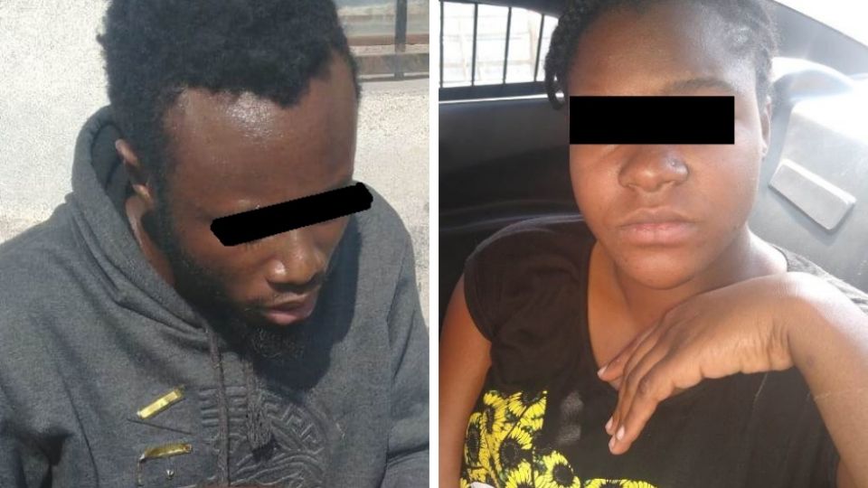 Pareja de haitianos protagoniza bronca en calles de Monterrey.