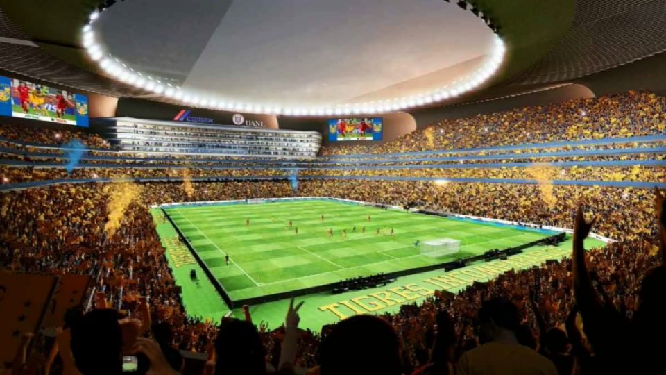 Proyección del nuevo estadio de Tigres.