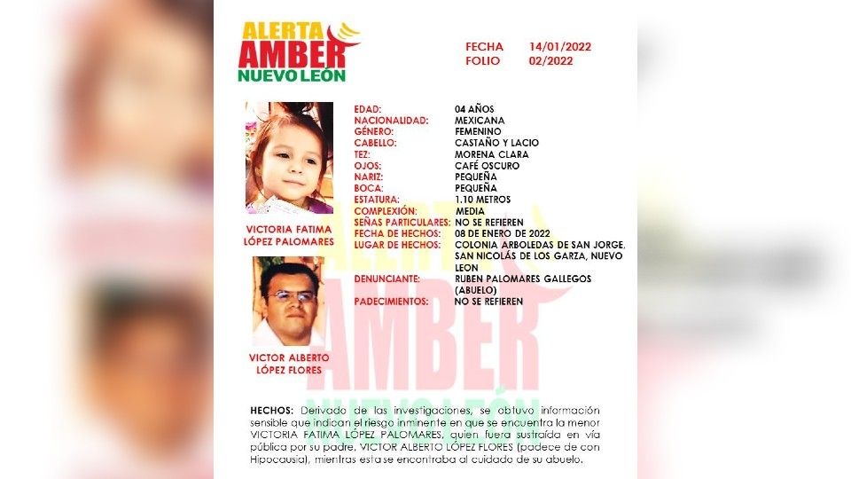 Alerta Amber.