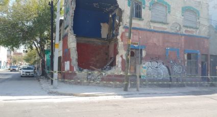 Atienden problemáticas por edificio en ruinas en el centro de Monterrey