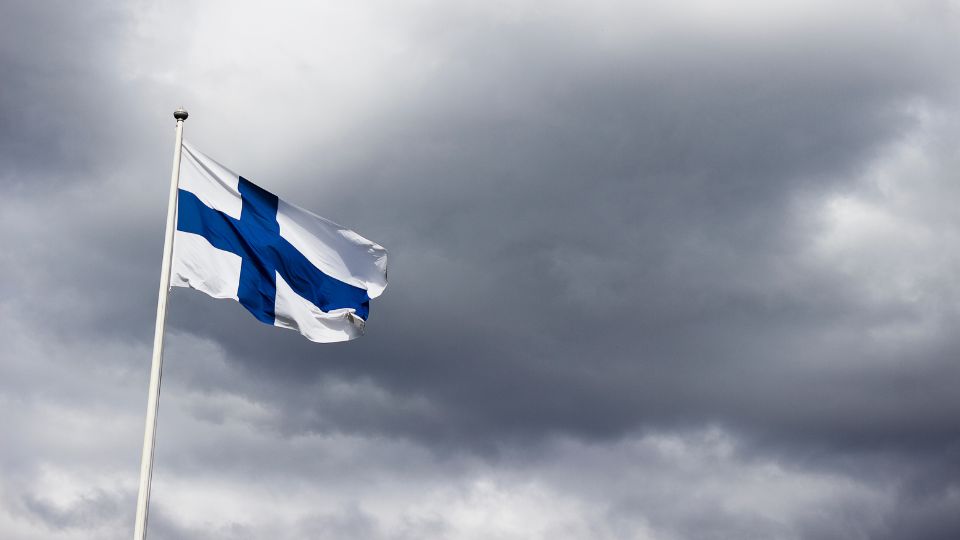 Bandera de Finlandia.