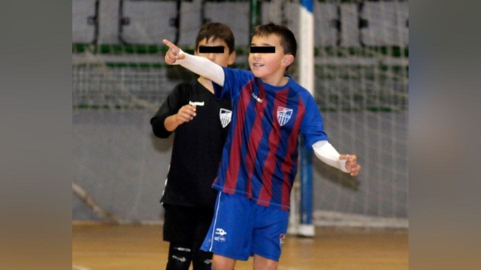 Jugadores del Gimnástica Segoviana categoría prebenjamín. Foto: Facebook / Cantera Gimnástica Segoviana.