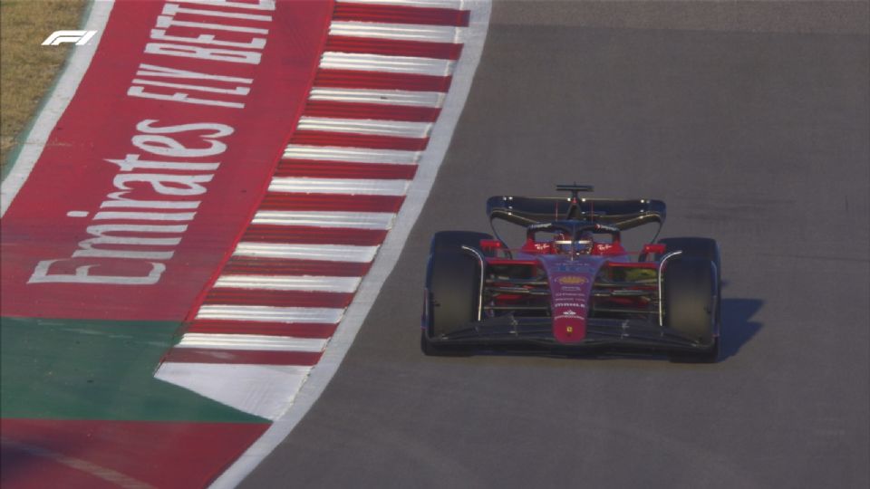 Charles Leclerc durante la FP2 del Gran premio de Estados Unidos.