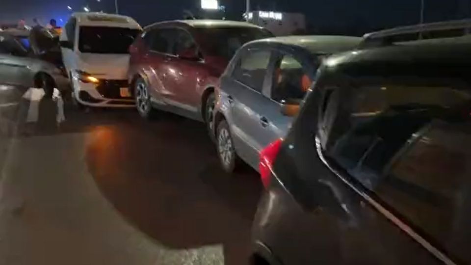 No hubo personas heridas en el choque en el Boulevard Miguel de la Madrid