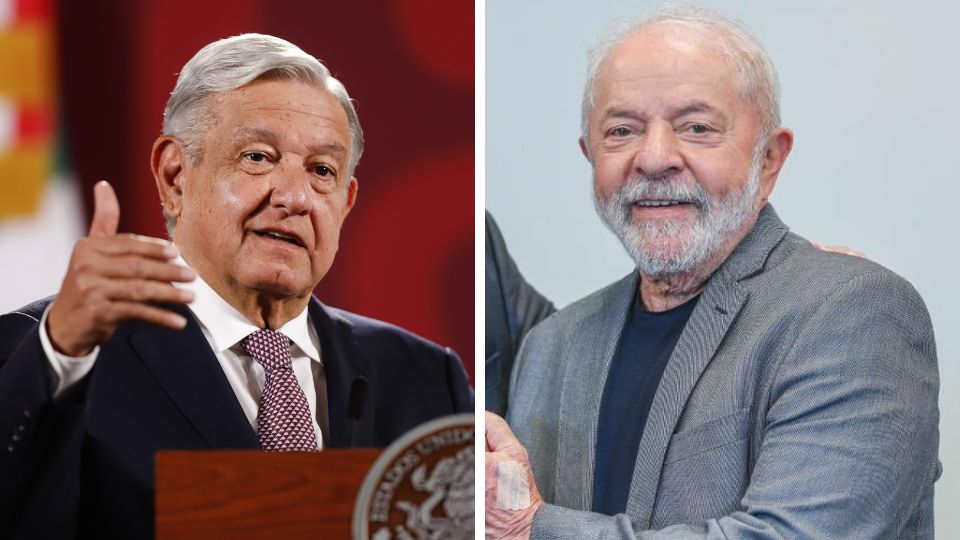 El Presidente de México, Andrés Manuel López Obrador y el Presidente Electo de Brasil, Lula da Silva.
Foto: EFE/ Isaac Esquivel. Twitter / LulaOficial
