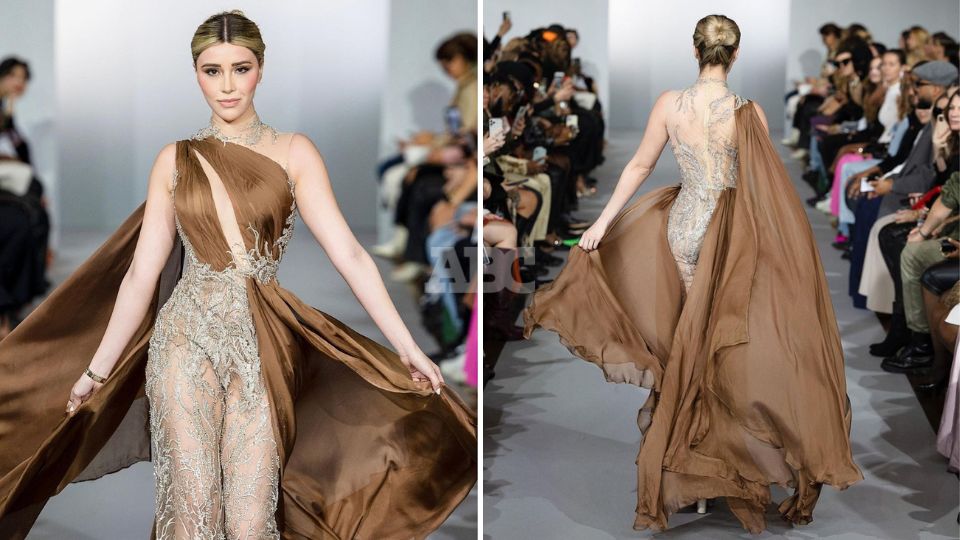 Priscila Escoto fue la encargada de abrir y cerrar el desfile del Paris Fashion Week Primavera 2023.