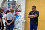 Colocan cruz para recordar a Debanhi Escobar frente a Motel Nueva Castilla