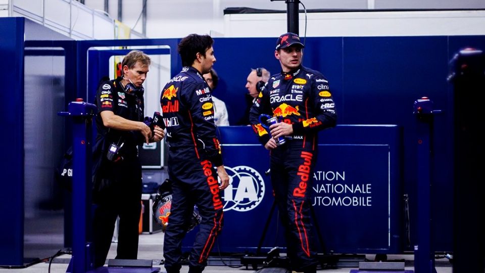 Max Verstappen y el mexicano Sergio Pérez