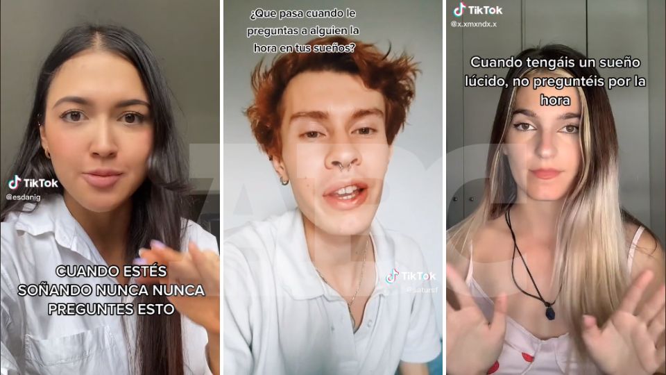 Usuarios de TikTok han recomendado no preguntar la hora y fecha cuando se tiene un sueño lúcido.