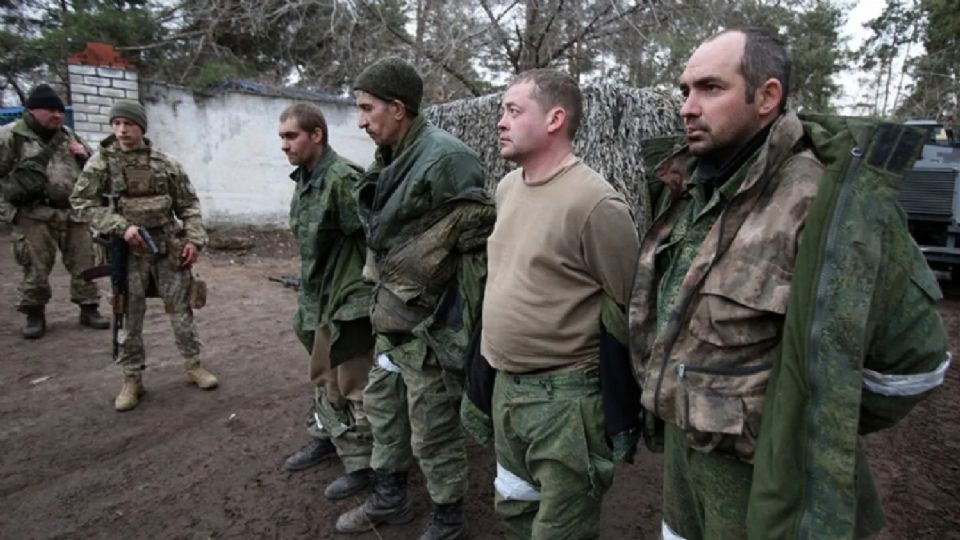 Prisioneros de guerra entre Rusia y Ucrania.