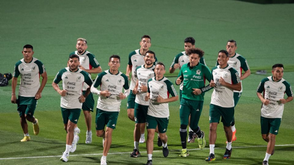 Entrenamiento de la Selección mexicana