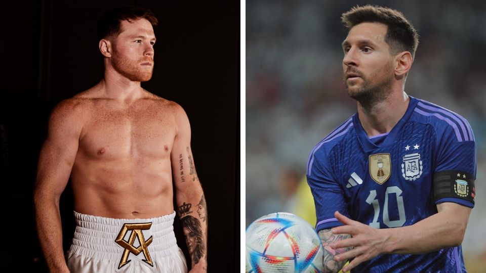 'Canelo' Álvarez y Lionel Messi.