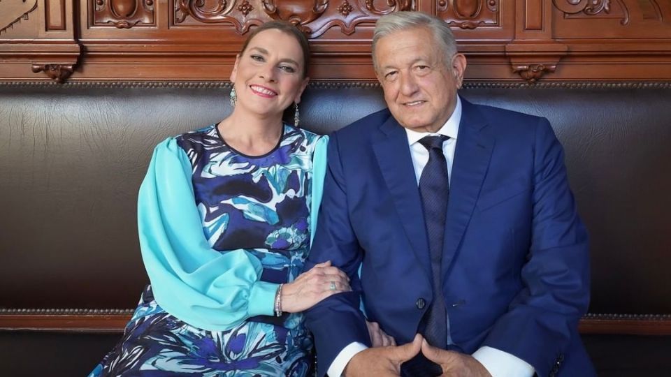 Beatriz Gutiérrez Müller y su esposo, el presidente Andrés Manuel López Obrador.