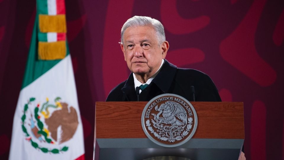 Presidente Andrés Manuel López Obrador en conferencia de prensa.