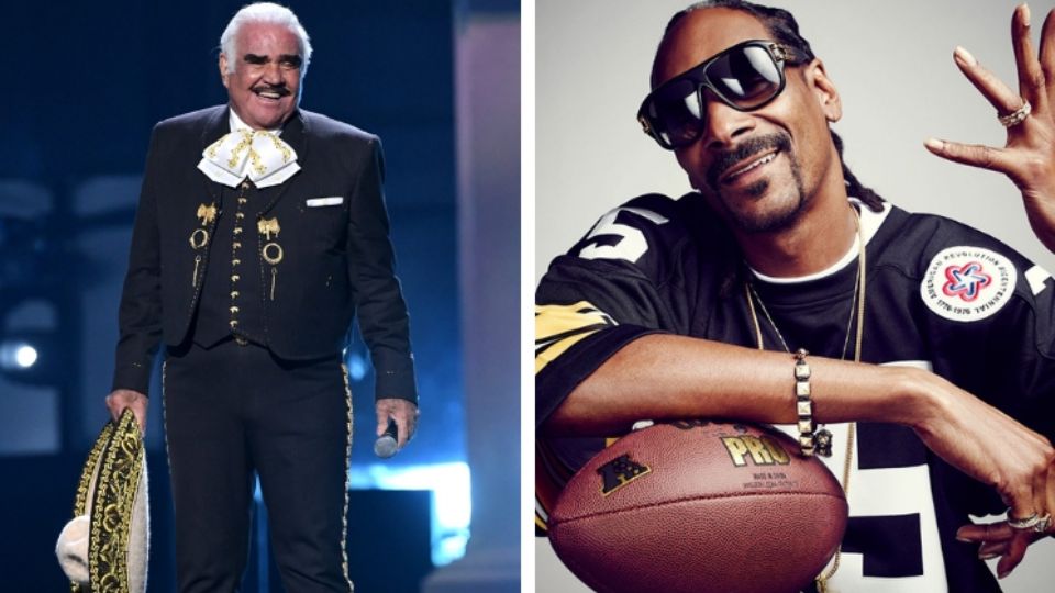 Vicente Fernández y Snoop Dogg.