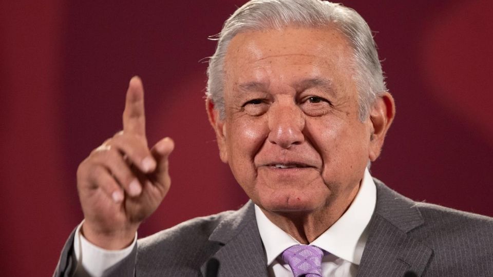 Presidente López Obrador en rueda de prensa.