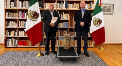 Recupera México pieza arqueológica ‘perdida’ en Austria