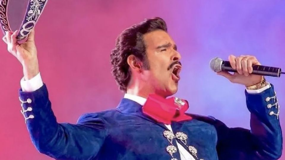 El cantante y actor Pablo Montero interpreta a Vicente Fernández en la serie.