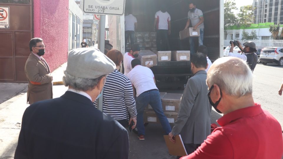 Paquetes electorales llegan a Monterrey.