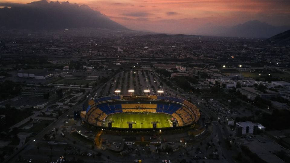 Fotografía aérea del Estadio Universitario, casa de Tigres y sede del Clásico Regio 129