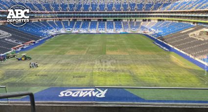 Cancha del Estadio BBVA estaría lista el domingo