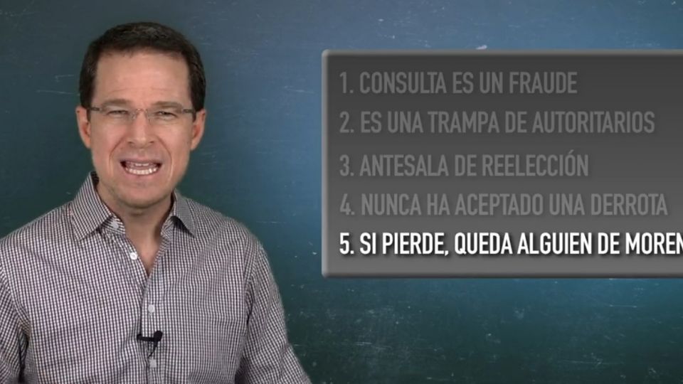 Ricardo Anaya, crítico del gobierno actual.