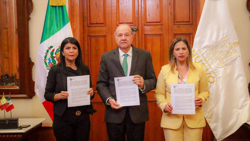 Acuerdo firmado en favor de los desaparecidos de Nuevo León.