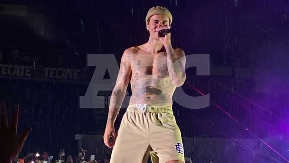 Justin Bieber en su concierto del 'Justice World Tour' en el Estadio Mobil Super en Monterrey, 22 de mayo de 2022. Foto: Alejandra Pérez / ABC Noticias