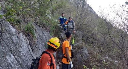 Rescatan a senderista deshidratado del Cerro del Topo Chico