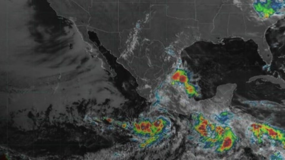 Se forma Blas en el pacífico mexicano. Foto: @conagua_clima.