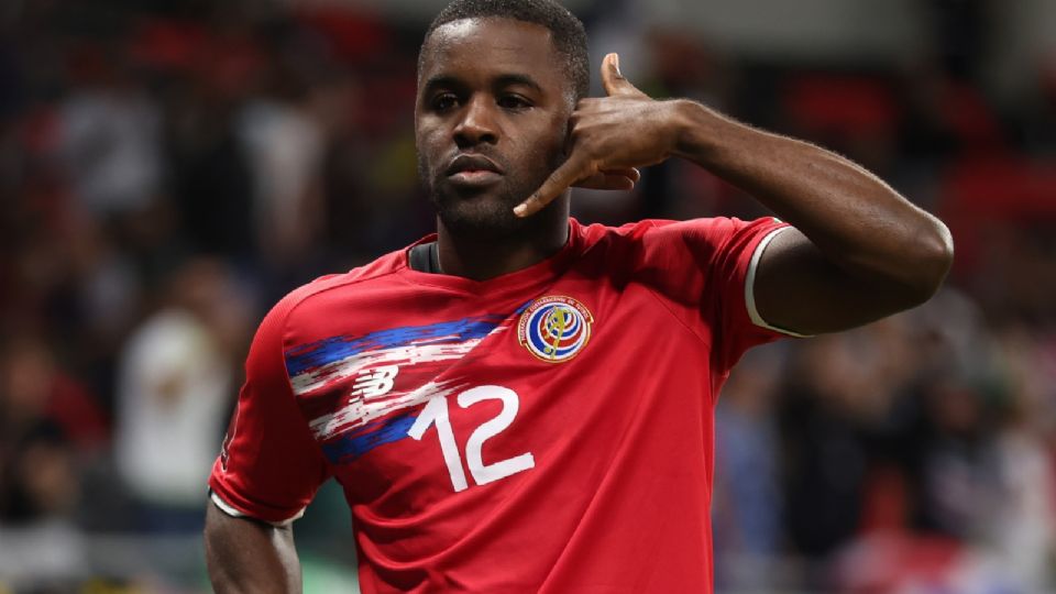 Campbell celebra un gol con la Selección de Costa Rica. Foto: FIFA.