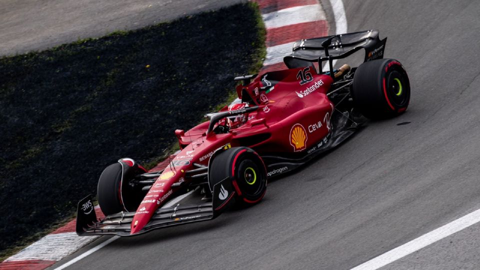 Charles Leclerc en las prácticas de Canadá.